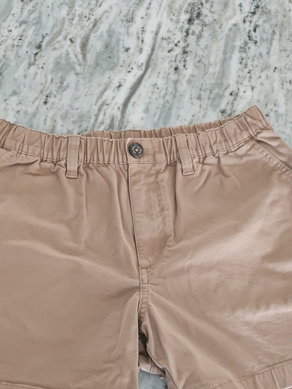 Chubbies Elastic Waist Tan Shorts M